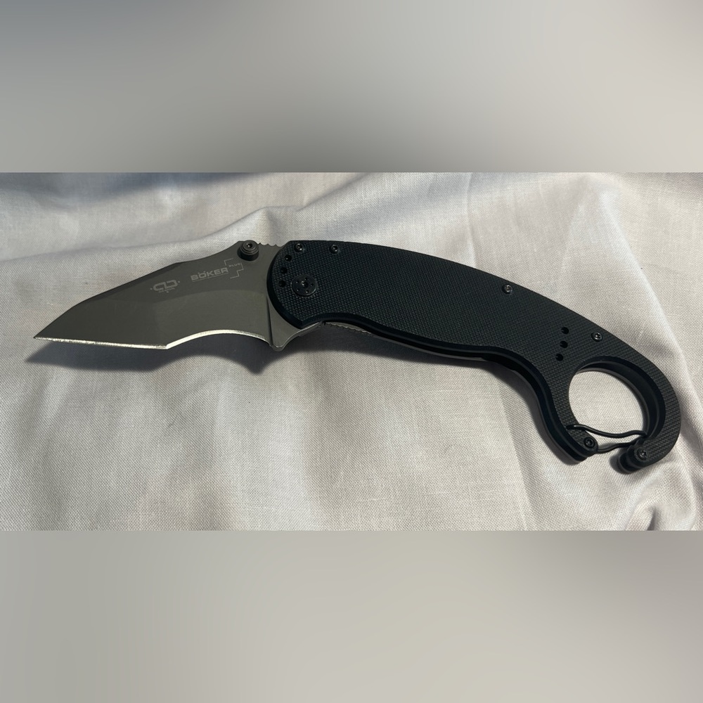 Boker Plus Black Karambit. 7.75” open